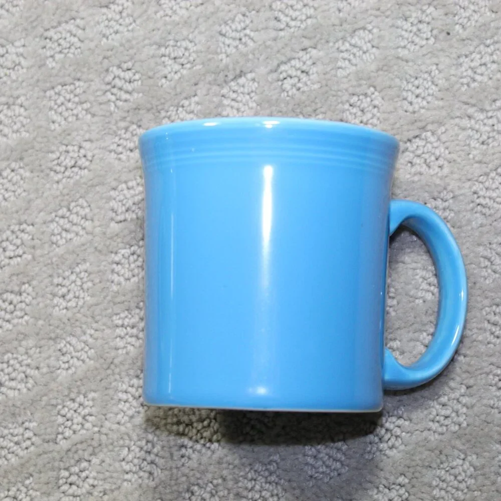VTG Fiestaware Set of 3 Java Mugs Coffee Tea Cups Tapered Fiesta D Ring Handles